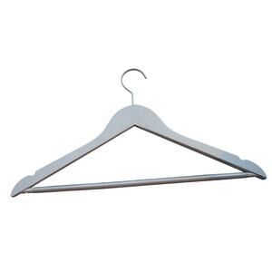 BX 16Topia Hanger Solid Wood Suit Hanger Non Slip Pants Bar/Box 16